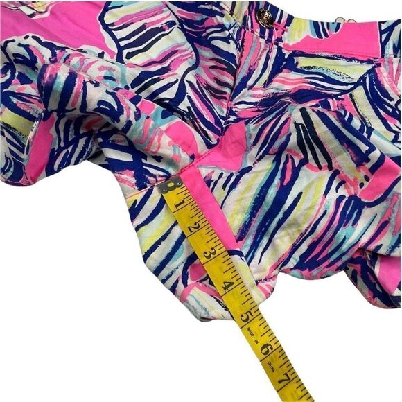 Lilly Pulitzer The Buttercup Short Tiki Pink Cabana Crazed - Picture 9 of 10